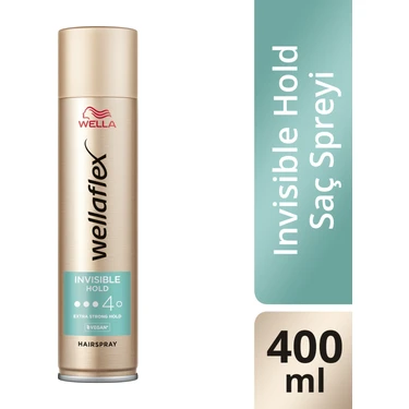 Wellaflex Invisible Hold Görünmez Tutuş Sağlayan Saç Spreyi Extra Strong Hold 400 ML - 4/5