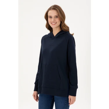 U.S. Polo Assn. Kadın Lacivert Sweatshirt