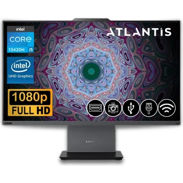 Lenovo Thinkcentre Neo 50A 24 Gen 5  I5-13420H 16GB 512 GB M.2 SSD 12SC000YTR Atl5 23.8"fdos All In