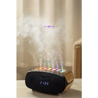 Speaker Özellikli Bluetooth Işıklı Hava Nemlendirici Aroma Difüzör Hava Nemlendirici