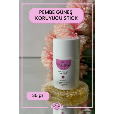 Spf 50 Ton Eşitleyici Pembe Saten Bitişli Stick Güneş Kremi 35