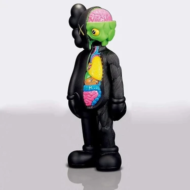 3D Layer Craft Kaws Parçalanmış Zombi Figür 20 cm Boyalı Fiyatı