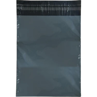 Svs Etiket Plastik Cepsiz Kargo Poşeti - 45X55 cm - Gri - 1000