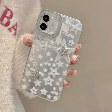 Zebana Apple iPhone 16 Plus Uyumlu Kılıf Zebana Stardom Silikon Kılıf
