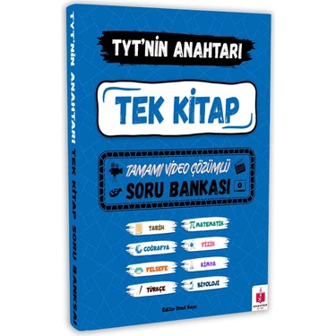 2025 Tyt'nin Anahtarı Tüm Dersler Tek Kitap Tamamı Video Çözümlü Soru