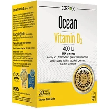 Ocean Vitamin D3 400 IU Sprey