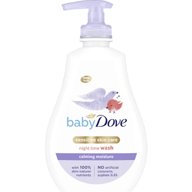 Baby Dove Bebekler İçin Papatyalı Nemlendirici Saç ve Vücut Şampuanı 400