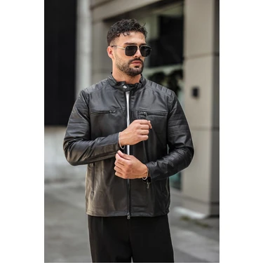 Erkek Siyah Deri Ceket Fiyatı, Taksit Seçenekleri ile Satın Al
