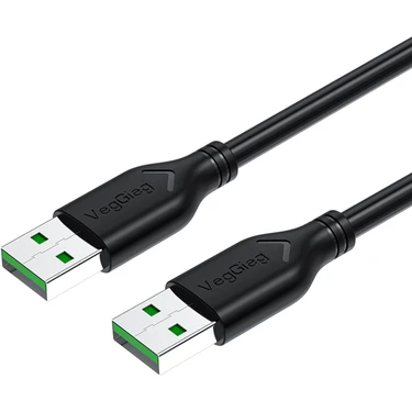 VegGieg Usb-A Male To Male Uzatma USB 2.0 Kablo 3