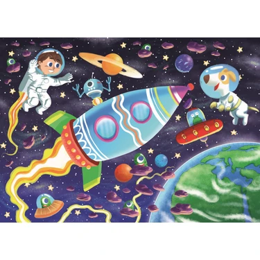 KS Games The Space Travel Pre School Puzzle 35 Parça Fiyatı
