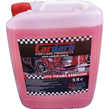 Cardarb Cilalı Oto Yıkama Şampuanı 5 Litre pH Nötr Yüksek Parlaklık Özelliği