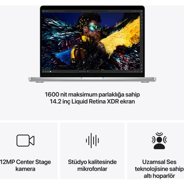 Apple MacBook Pro M4 Pro 24GB 512GB SSD macOS 14 Fiyatı