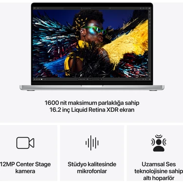 Apple MacBook Pro M4 Pro 24GB 512GB SSD macOS 16 Fiyatı