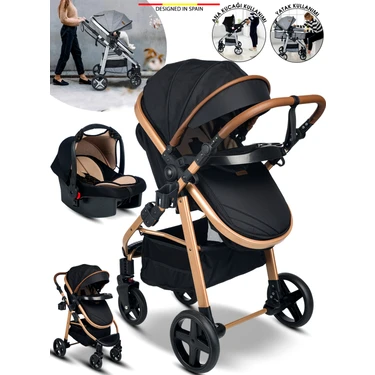 950 Tayla 6 In 1 Mama Tablalı Çift Yönlü Travel Sistem Bebek