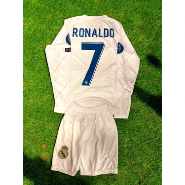 North Stand Nostaljik Real Madrid Uzun Kollu Çocuk Ronaldo