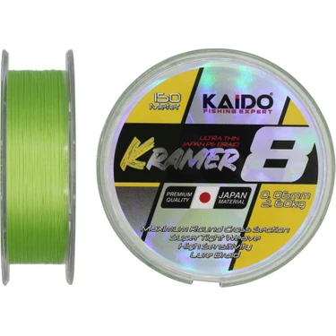 Kaido Kramer Japan 8x 250 mt Green Ip Misina 0,18 mm Fiyatı