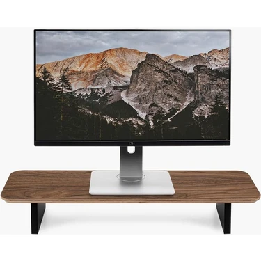 Monitör Yükseltici Ahsap Stand - Monitör Standı - Monitör