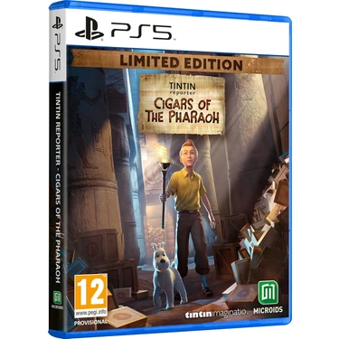 Microids Tintin Reporter Cigars Of The Pharaoh Limited Edition Ps5 Playstation 5