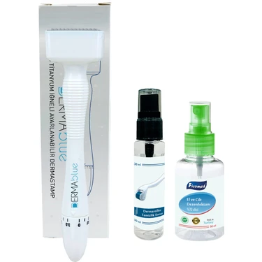 Dermablue Ayarlanabilir Dermastamp Titanyum 140 İğneli Derma