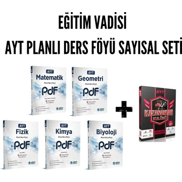 Eğitim Vadisi Ayt Planlı Ders Föyü Sayısal Set (Ayt Karma Deneme