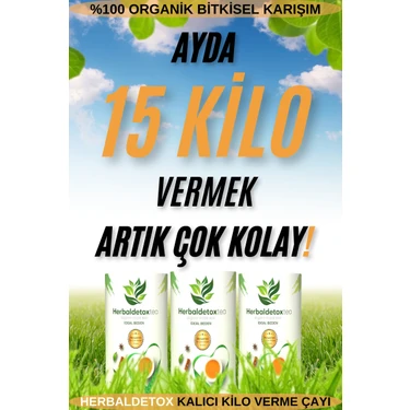 Herbaldetox İdeal Beden Kalıcı Kilo Ver&zayiflama Bitkisel Detox Form Çayı 200 gr ( Poşet Çay