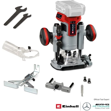 Einhell TP-RO 18 Li BL - Solo, Kömürsüz Akülü Dik Freze (Akü ve şarj cihazı dahil