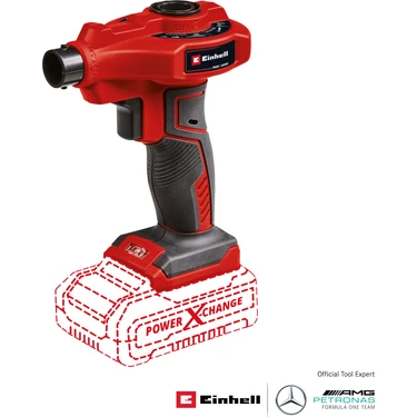 Einhell Akülü Hava Üfleme CE-AP 18 Li-Solo Power X-Change (18V, 670 l/dk hava akışı, 0,05 bar