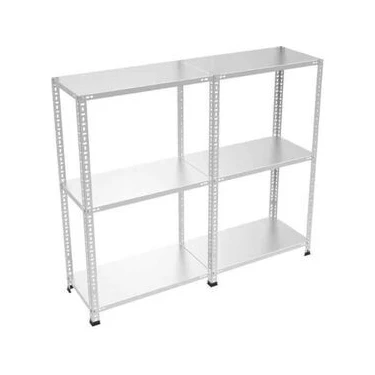 Rafistan 3 Katlı Duble Galvaniz Çelik Raf 43x120x150 cm - Depo, Arşiv, Kiler, Dosya, Market