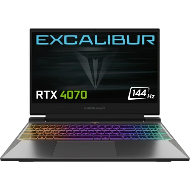 Casper Excalibur G870.1270-DF70X-B Intel Core i7 12700H 32GB 1TB SSD RTX4070 Freedos 15.6" FHD