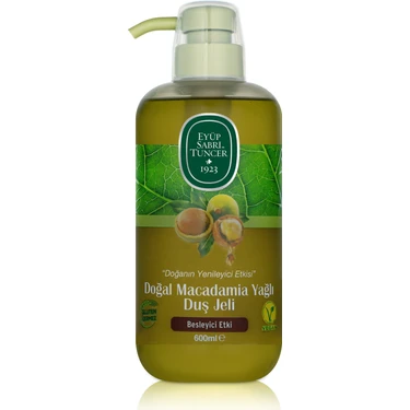 Eyüp Sabri Tuncer Doğal Macadamia Yağlı Duş Jeli 600 ml – Cildi Besleyen ve Derinlemesine