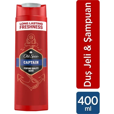 Old Spice Captain Erkek Duş Jeli ve Şampuan 400