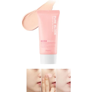 MISSHA Aydınlık Görünüm Sunan Güneş Koruyucu A'PIEU Pure Block Tone-Up Sun Base EX SPF50+/PA+++