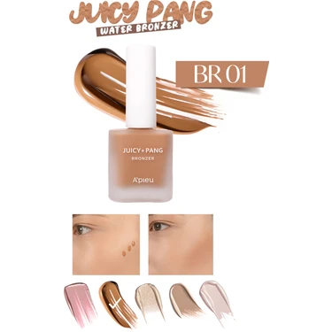 Sıcak Alt Tonlu Likit Bronzlaştırıcı – Doğal Görünümlü Apieu Juicy Pang Bronzer Sun Kissed