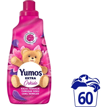 Yumoş Extra Konsantre Çamaşır Yumuşatıcı Orkide 1440 ml 60