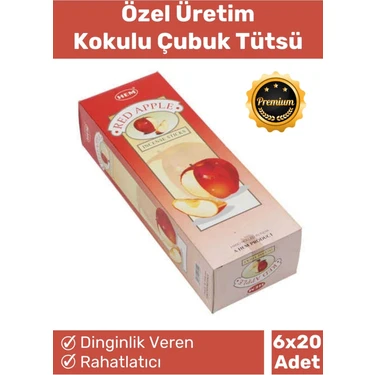 Özel Üretim Dinginlik Veren Meditasyon Çakra Enerji Rahatlatıcı Kokulu Çubuk Tütsü 6 x 20