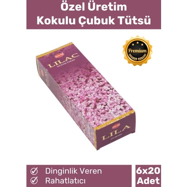 Özel Üretim Dinginlik Veren Meditasyon Çakra Enerji Rahatlatıcı Kokulu Çubuk Tütsü 6 x 20