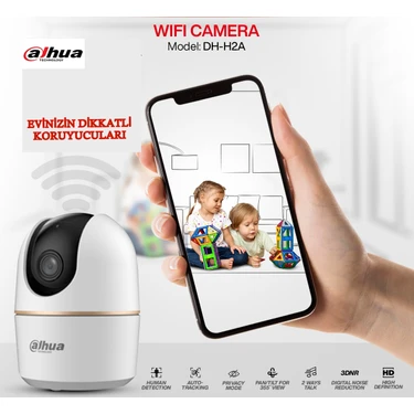 Dahua DH-H2A Hero A1 360° WI-FI Gece Görüşlü Akıllı Güvenlik