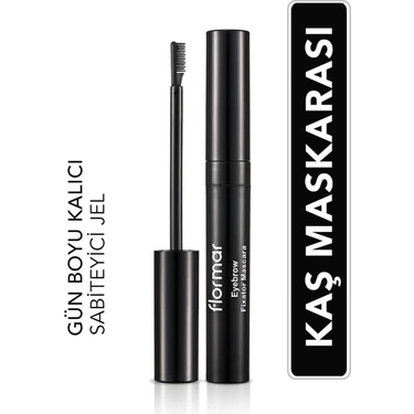 Flormar-Renk ve Şekil Sabitleyici Eyebrow Fixator Kaş Maskarası (001 Şeffaf)