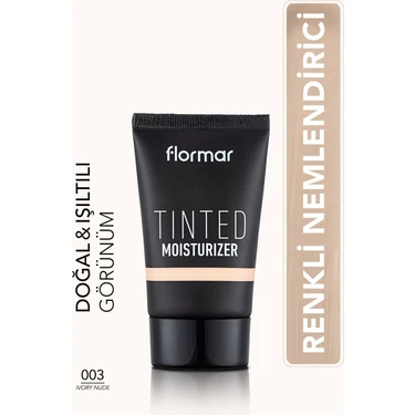 Tinted Moisturizer Canlı Görünüm Veren Likit Renkli Nemlendirici (003 Ivory Nude)