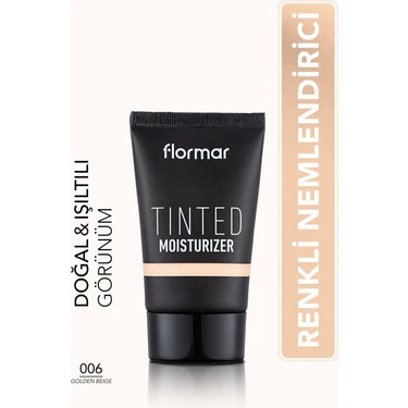 Tinted Moisturizer Canlı Görünüm Veren Likit Renkli Nemlendirici (006 Golden Beige)