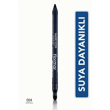 Flormar Smoky Eyes Waterproof Eyeliner (004 Royal Blue)
