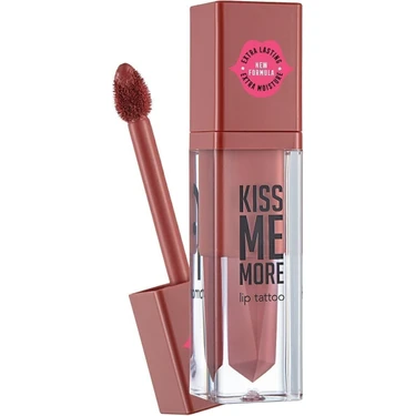 Flormar Kiss Me More Yüksek Pigmentli & Mat Bitişli Nemlendirici Likit Ruj (004 Peach)