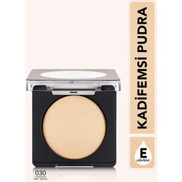 Flormar Yoğun Pigmentli Fırınlanmış Mat Pudra (030 Mat Beige)