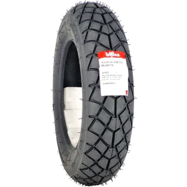 Billas Motosiklet Lastik 350-10 Tl (Tubeless - Dubleks)