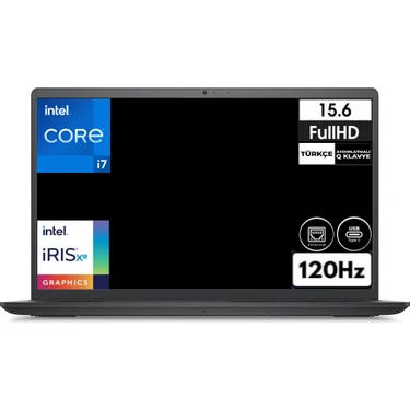 Dell Vostro 3530 I7-1355U 16 GB 1 Tb SSD Windows 11 Pro Iris Xe Graphics 15.6" Full Hd Taşınabilir