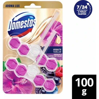 Domestos Tuvalet Bloğu Aroma Lux Hibiskus & Kırmızı Meyveler 100