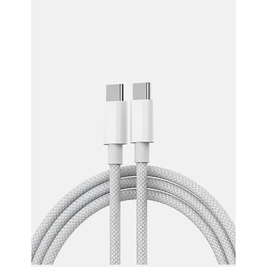 Apple 240W Type-C To Type-C Hasır Örgü 2 Metre Ultra Hızlı Şarj Kablosu Iphone 15 - 16 - Pro - Pro