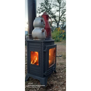 Flame Stove Minör Lux 3 Camlı Pik Döküm Mini Şömine Soba Fiyatı