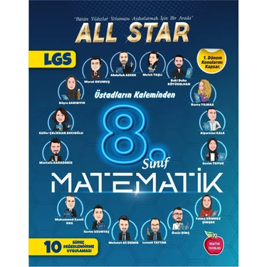 Newton Yayınları 8. Sınıf LGS All Star Matematik 10 Süreç Değerlendirme