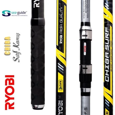 RYOBI 沖潮　30-300 Ryobi Chiba 420 cm 100-300 gr 3 Parça Surf Olta Kamışı Fiyatı